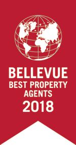 Mit dem Qualitätssiegel "BELLEVUE BEST PROPERTY AGENT 2018" ausgezeichnet